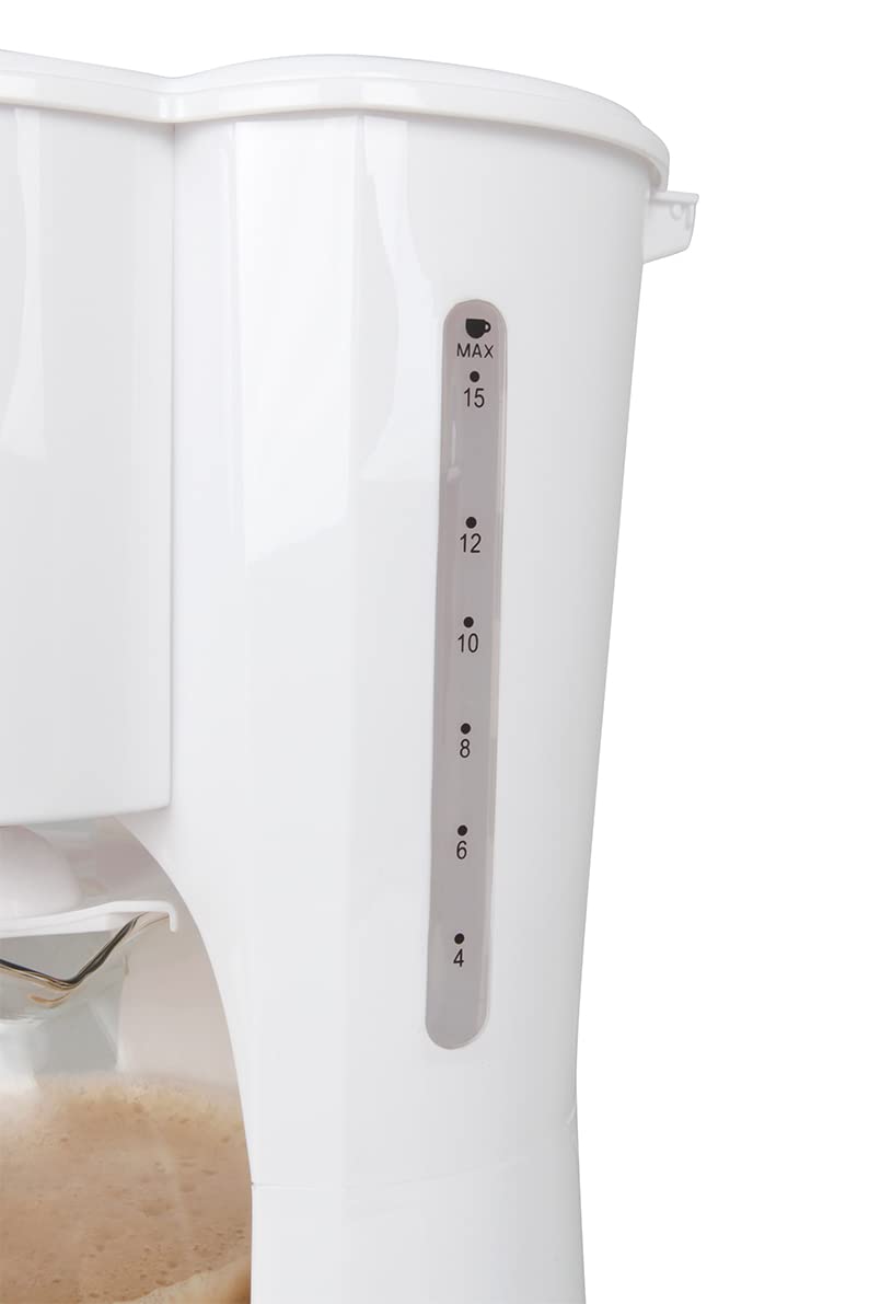 Orbegozo CG 4023 B - Cafetera de goteo, capacidad para 15 tazas, jarra de cristal, protección antigoteo, piloto luminoso de funcionamiento, mantiene el café caliente 30 minutos,