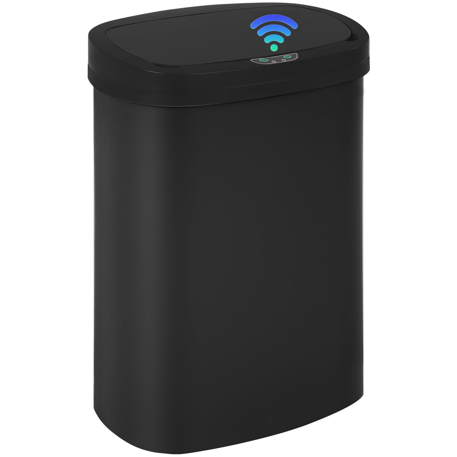 Bigacc 13 Gallon/50 L Kitchen Trash Can with Lid for Dorm, Garbage Can with Touch-Free Lid, Mute Designed Automatic Trash Can for Kitchen Bedroom Office, Odor Control Trash Bin, Plastic