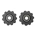 Tacx Sealed Bearing Pulleys - Shimano/Campagnolo 11 Teeth