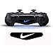 Produktbild PlayStation 4 PS4 Lightbar Sticker Aufkleber - Controller Decal Logo - Nike