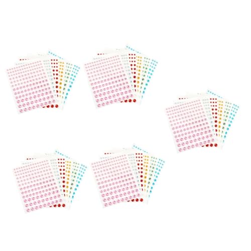 Autocollants de maquillage strass Didiseaon pour yeux et visage 30 feuilles