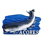 3D Whale Azores Portugal Imán de nevera recuerdo regalo refrigerador pegatina magnética colección