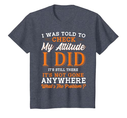 Attitude Saying Funny Sarcasm T-Shirt, Youth, Heather Blue, 2T