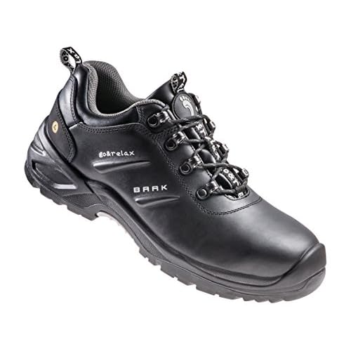 Sicherheitsschuh Harris Gr.44 schwarz Leder S3 SRC ESD EN20345 BAAK, 7214N-44N