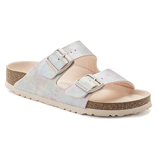 Birkenstock Arizona Mf Iridescent Light Rose Veg Unisex Shoes