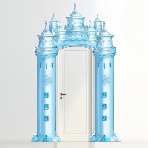 Tiamon Winter Wonderland Decorations Porch Banner Snowflake Themed Porch Sign