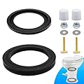 RV Toilet Seal Kit to Replace 385311652 RV Toilet Gasket and 385311658 RV Toilet Flush Ball Seal, Compatible with Dometic 300/310/320 Toilet Flange Seal Gasket Kit (Toilet Seal Kit)