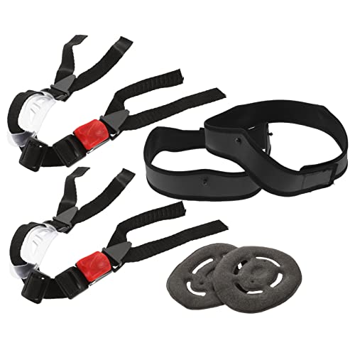 Mipcase 2 Ensembles Bandes pour Casque de Sécurité Jugulaires Anti-Transpiration Kit de Protection pour Casque Extérieur Doublures