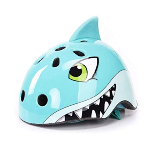 Casque de vélo enfants requin bleu idéal pour les sorties au parc en famille