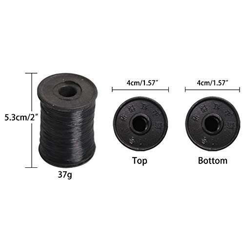 Hilo de nylon negro para coser YUEWO resistente miniatura 2
