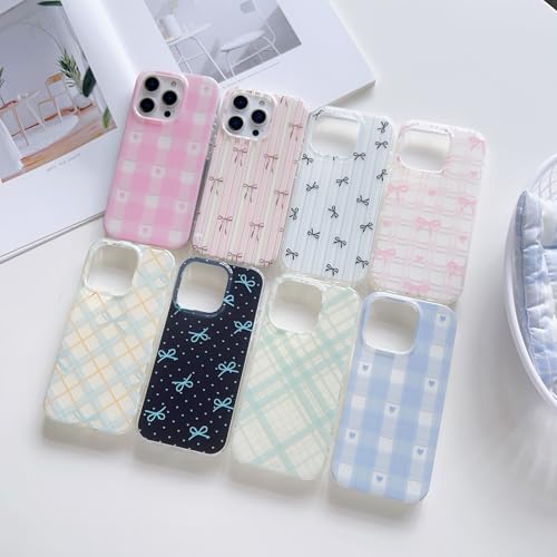 ZSYTZL Compatible with iPhone 13 Pro Max Case, Cute Polka Dot with Bow Design, Slim Hard PC iPhone 13 Pro Max Cases for Women-Polka Bow Night by ZSYTZL - Used condition - Image 7