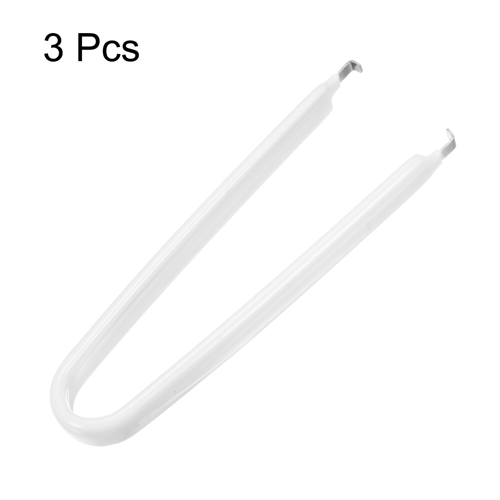 QUARKZMAN 3Pezzi Estrattore Chip Ic Estrattore a Forma di U in Acciaio Inossidabile con Impugnatura in Vinile Isolato Estrattore Chip Componente Scheda Madre Circuiti Stampati, Bianco