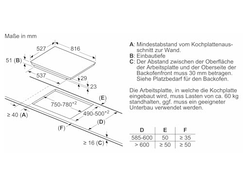 Bosch Induktionskochfeld 80 cm PIE875DC1E Serie 8