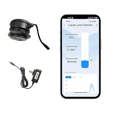 EPTTECH TLC2206 Tuya Smart Life Mobile APP Wireless WiFi Remote Ultrasonic Contactless Indoor Waterproof IP64 Liquid Water Oil Fuel Level Tank Monitor Sensor Controller Automatic Alarm Indicator