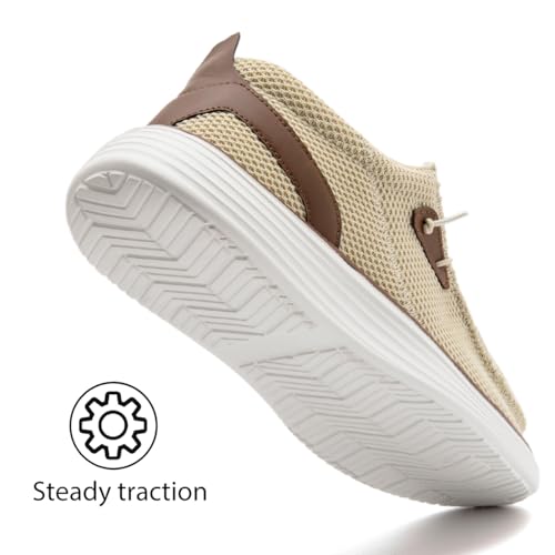 Mens Loafers Walking Slip on Boat Shoes Running Tennis Athletic Sneakers Workout Sports Gym Fashion Classcial Non Slip Sneakers Casual Comfortable Shoes Leisure Vintage Flat4