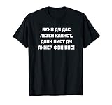 Russisch lesen Kyrillisch Russen Russia Geschenk T-Shirt