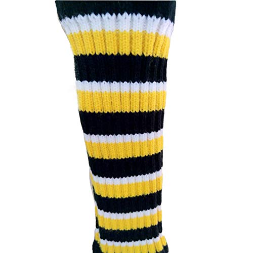 Chezbaby Sunflower Embroidery Golf Club Head Covers Cute Knitted 460Cc Driver Wood Pom Pom Long Neck(3/5) #TOP2