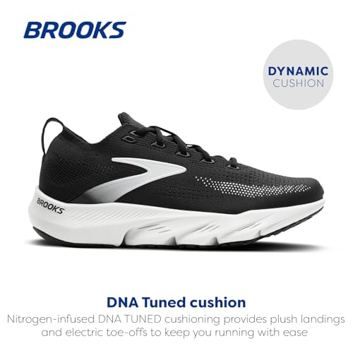 Brooks Women’s Glycerin Flex Neutral Running & Walking Shoe - Black/White - 5.5 Medium - image 2