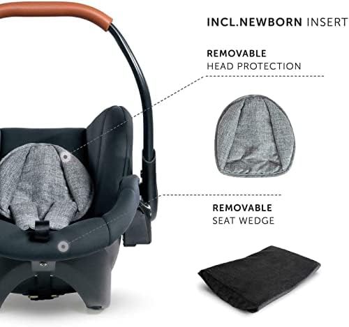 New Hauck Comfort fix Car Seat Group 0+to fit Duett 2,3 Rapid 3,4 Hauck Atlantic Twins, etc. Grey/Black