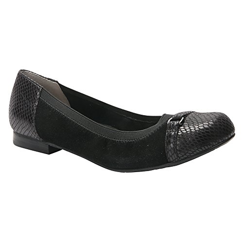 Ros Hommerson Sapatilhas Rosita Rasita Femininas, Combo preto, 6 X-Narrow