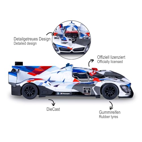 JAMARA 402633 BMW M Hybrid V8 Diecast 1:45 – Jouet Miniature pour Enfants, idée Cadeau pour garçons et Filles, pneus en Caoutchouc, Design détaillé