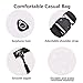 Crossbody Fanny Pack for Men Women, Fashion Waist Bag Pack with Adjustable Strap for Outdoors, Casual Belt Bag for Travel Walking Running(White)
