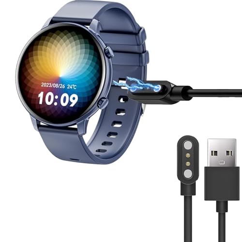 Cavo di ricarica compatibile con smartwatch Mingtawn 1.4 pollici G25 cavo caricatore stazione di per G25 nero