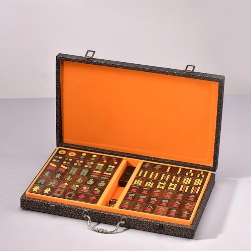 FENGSHUI-CAISHEN Natural Wood Paijiu Mahjong miniatura 5