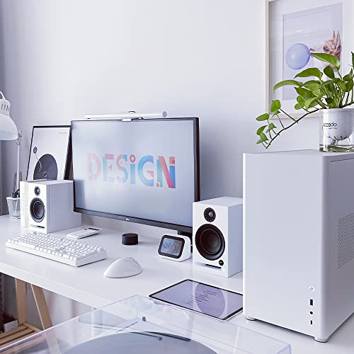 ABRAMTEK X30 Enceintes actives PC Bureau Proche Haut-parleur Bluetooth pour Home Cinéma Entrée Optique, Préampli Phono, Blanc (paire) - Les Beatles, Paul McCartney, John Lennon, RIngo Starr, George Harrison ABRAMTEK X30 Enceintes actives PC Bureau Proche Haut-parleur Bluetooth pour Home Cinéma Entrée Optique, Préampli Phono, Blanc (paire) – Image 8