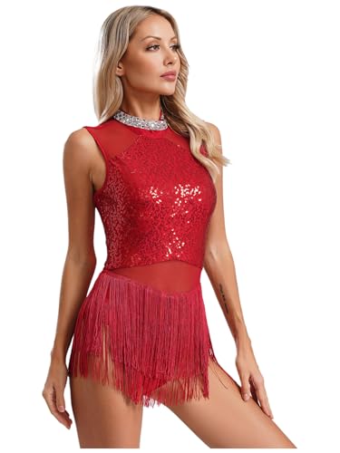 Robe à franges salsa et tango idéale pour les soirées de danses latines