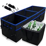 COCOBELA Car Organizer, Collapsible Multi-Compartment Trunk Organizer for Car, Car Organizers and St