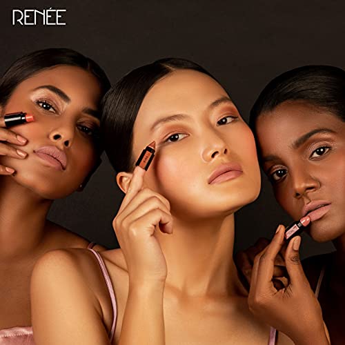 Image of RENEE Fab Face 3 in 1 Makeup Stick Combo 4.5gm Each| Includes Eyeshadow, Blush & Lipstick| Infused With Vitamin E| Intense Color Payoff| Compact & Travel Friendly