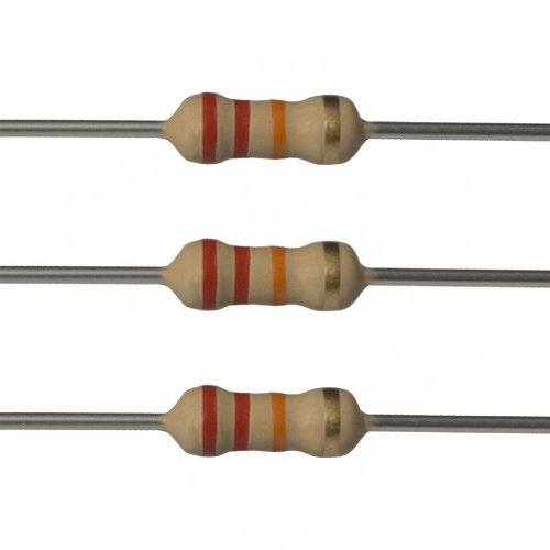 Image of SOOTRA BRANDED Carbon Film Resistor 1 /4 watt 4 Band Tolerance 5% - Total 100pcs Value (22K Ohms)