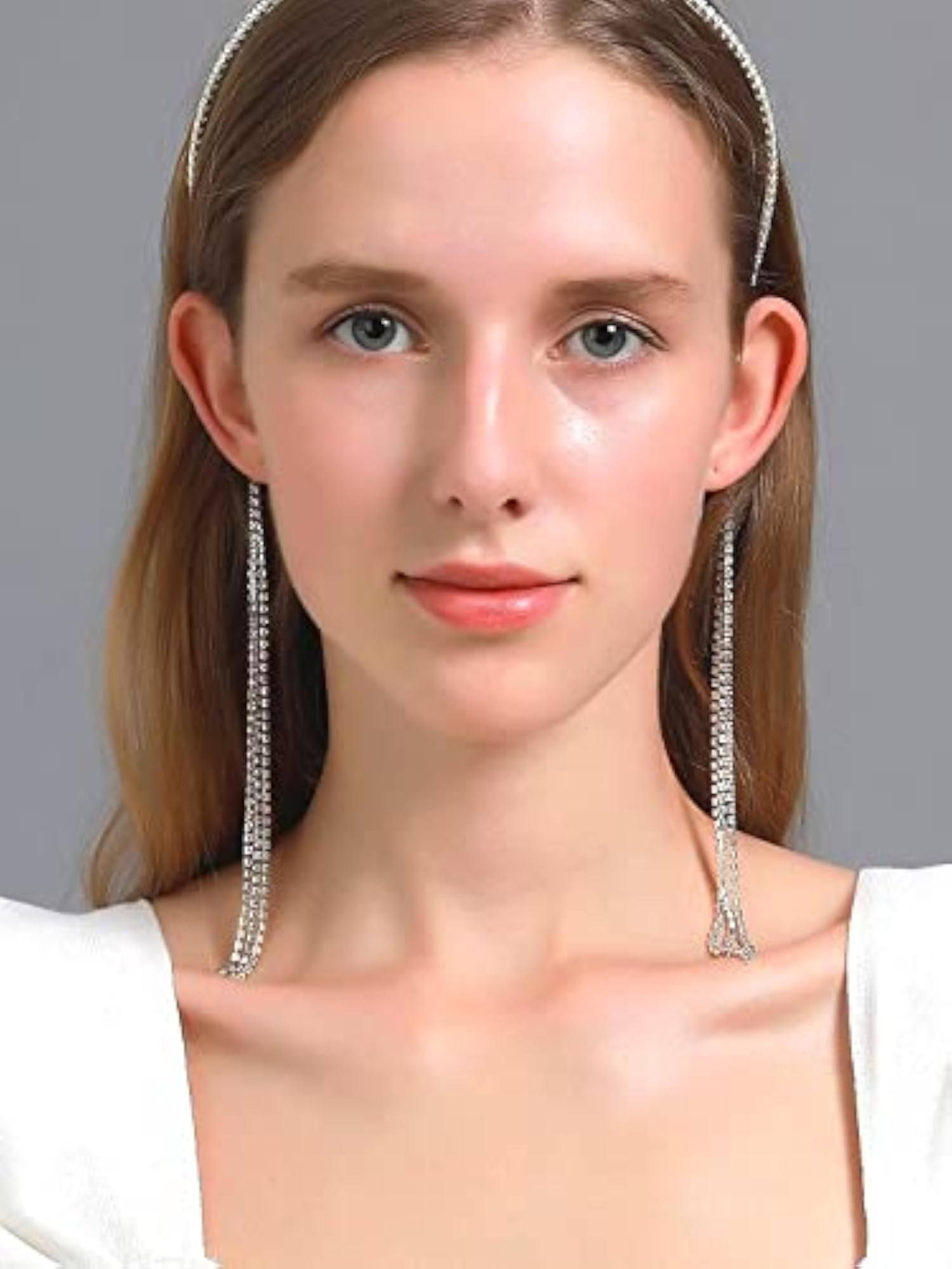 Tassel Hairband Bridal Crystal Headpiece