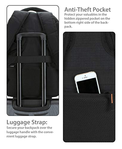 Rockland Smart Gear Usb Laptop Backpack, Black, Large #TOP7
