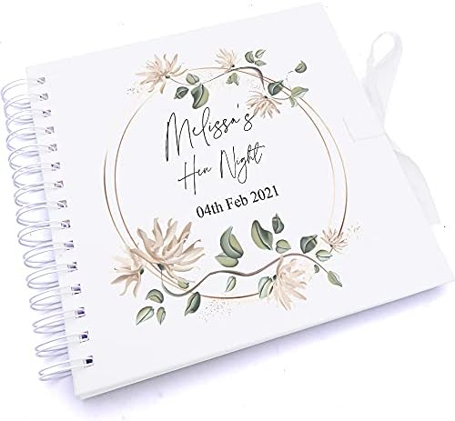 Personalised Wedding Hen Night Scrapbook Photo Album
