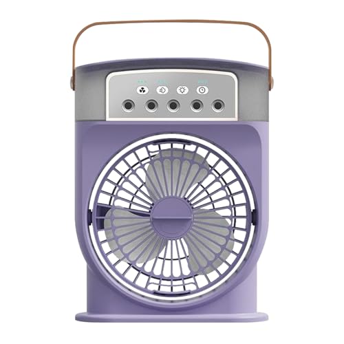 Ventilador Nebulizador,Nebulizadores Personales Para Enfriamiento | 3 Velocidades 600ml Tanque Agua Enfriador Para Verano Meditación Yoga Camping Picnic Playa Escapadas Dormitorio