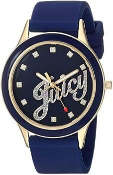 Juicy Couture Black Label Stainless Steel Blue Toned Bracelet Watch MSRP $125 NWT Beautiful Juicy Couture Watch Black Label Blue Sparkle  main image 4