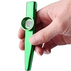 Kazoo en métal et diaphragme à 20 membranes, kazoo en alliage d’aluminium avec boîte cadeau vintage, lot d’instruments… - Les Beatles, Paul McCartney, John Lennon, RIngo Starr, George Harrison Kazoo en métal et diaphragme à 20 membranes, kazoo en alliage d'aluminium avec boîte cadeau vintage, lot d'instruments… – Image 4