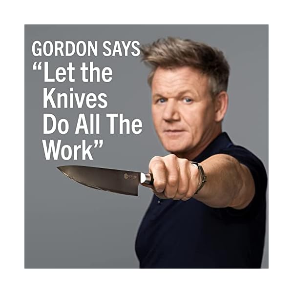 HexClad Santoku Knife, 7Inch Japanese Damascus Stainless Steel Blade