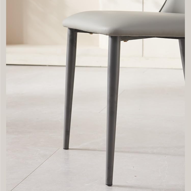 Miniatura 7 de ULTRAWAVE Silla italiana Silla de comedor para el hogar, moderna, simple, ligera, de lujo, estilo crema, taburete de hotel, silla minimalista de