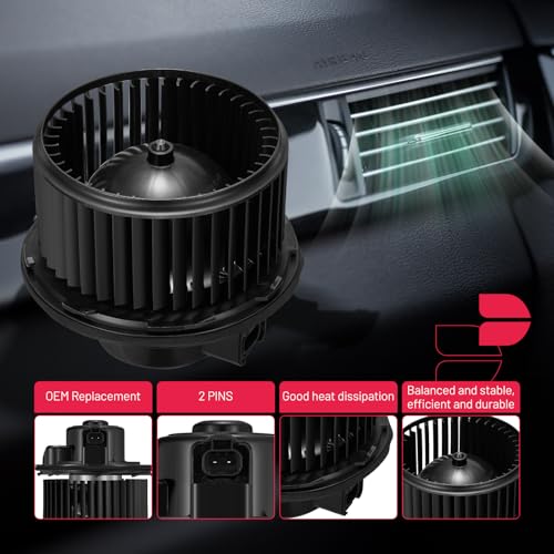 Image of BDFHYK 700089 Front HVAC A /C Heater Blower Motor Fan Compatible with Cadillac Escalade,Fit for Chevy Silverado 1500 2500 3500 Tahoe,Compatible with GMC Sierra 1500 2500 3500 Yukon 1999-2006 52400424