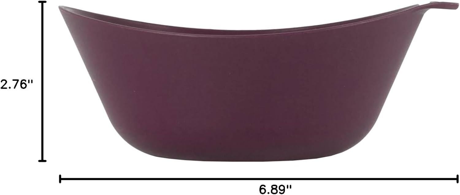Lifeventure Ellipse Reusable Bowl For Camping, Travel & Outdoor - Purple