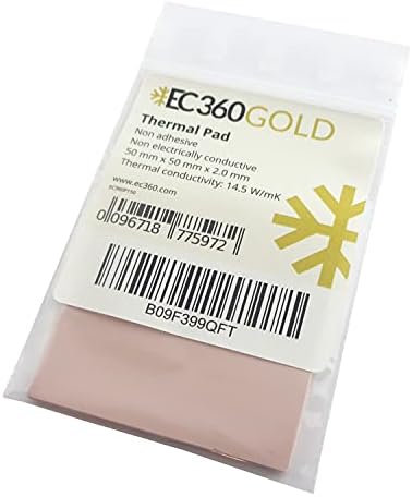 EC360® Gold SOFT 14,5W/mK Podkładka Termoprzewodząca (50 x 50 x 2,0 mm)