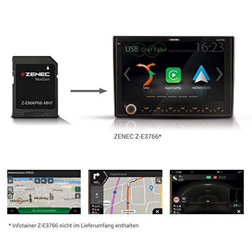 ZENEC Z-EMAP66-MH7:Micro Carte-Sd Avec Campeur GPS Pour ZENEC Autoradios / Multimediasysteme Z-E3766,Z-N965,Z-N966,3-D… - Image 3