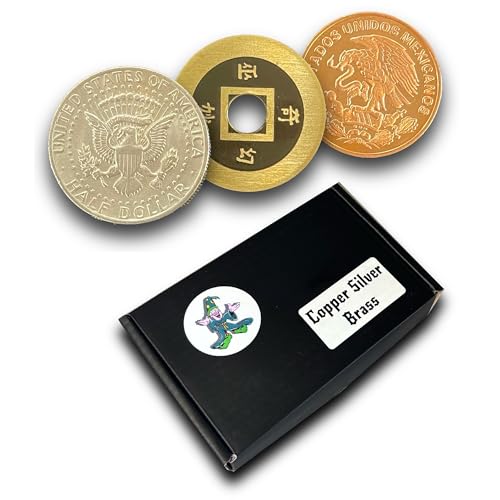 Ted's Sterling Magic Copper Silver Brass Coin Trick