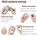 Silicone Beauty Blender Holder Makeup Sponge Holder Makeup Sponge Case for Travel or Business, Set of 2