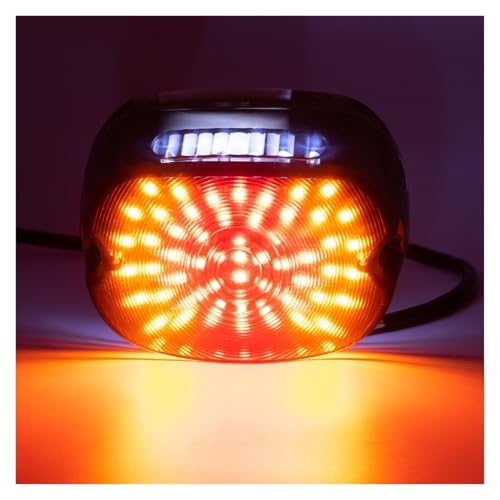 Feu arrière LED moto 12V à 60 LED avec clignotants intégrés profil bas - 4