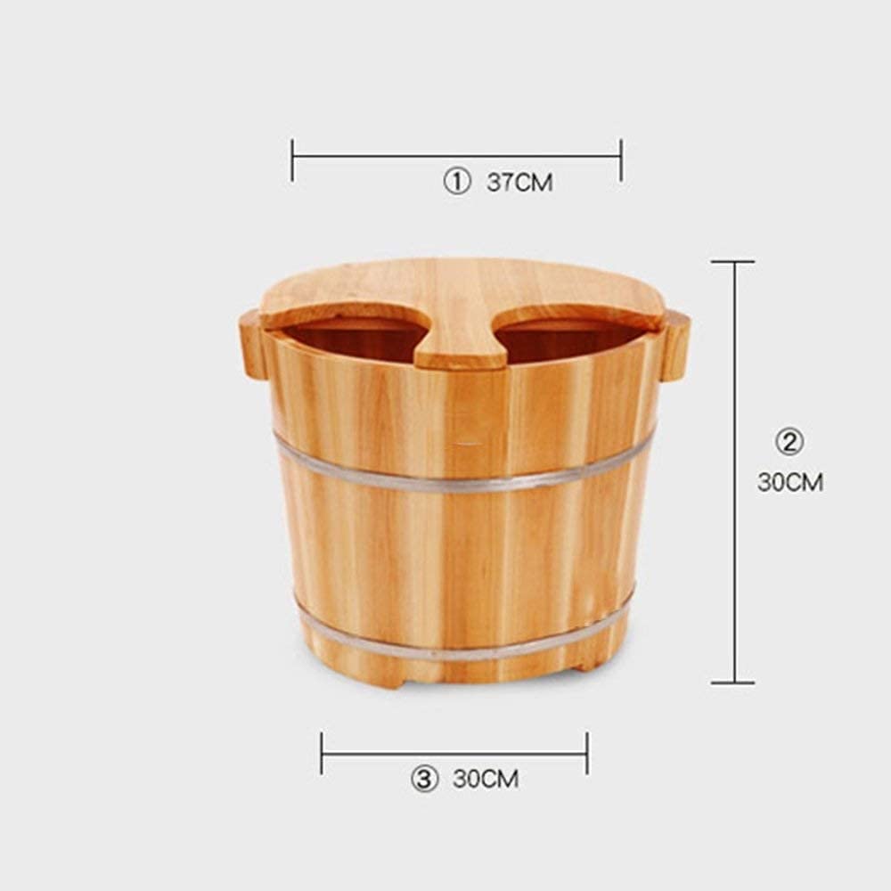 Fußbad Spa Pediküre Becken Hohe 30CM Holz Fass Eimer Füße Wanne Sauna Age Househo