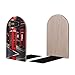 Red Phone Booth London Street Stylish Beech Wood Magazine File Holder: Non-Slip, Easy to Install, Perfect for Office Supplies, Books, and More